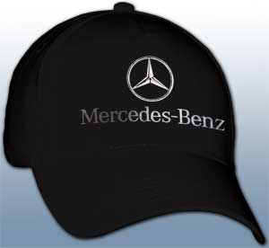 Кепка Mercedes-Benz Черная (серебро)