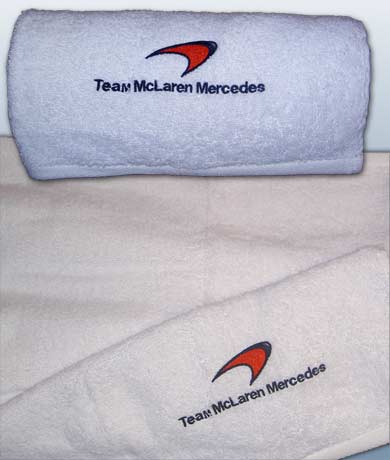 Полотенце с вышивкой TMM-02 Белое