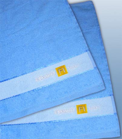 Полотенце для рук с вышивкой Renault F1 Team